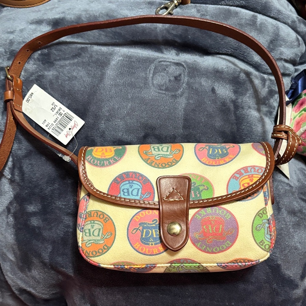 Dooney & Bourke Colorful Logo Crossbody Bag
